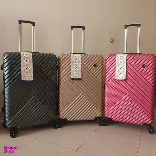 چمدان ام آر مدل تراولی کاوردار سایز بزرگ مجموعه دو عددی
