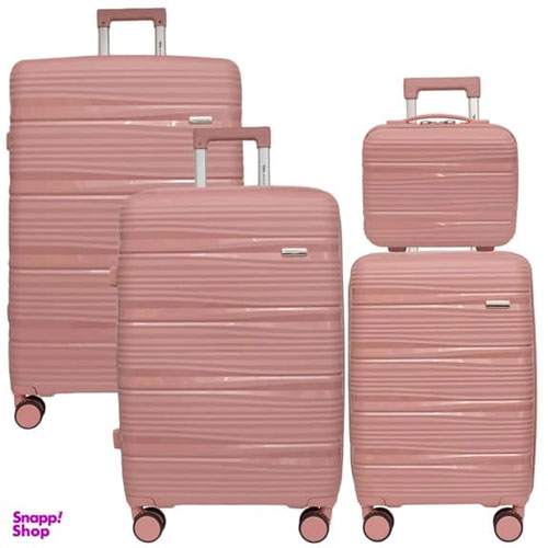 چمدان مونزا مدل CRACK PROOF مجموعه چهار عددی