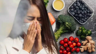 خوراکی های مفید آلودگی هوا