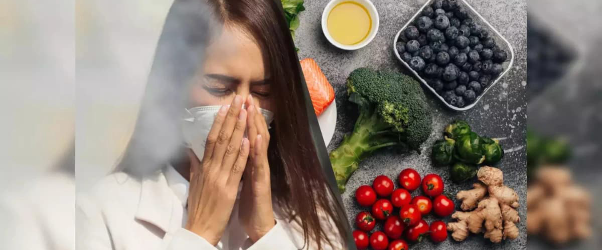 خوراکی های مفید آلودگی هوا