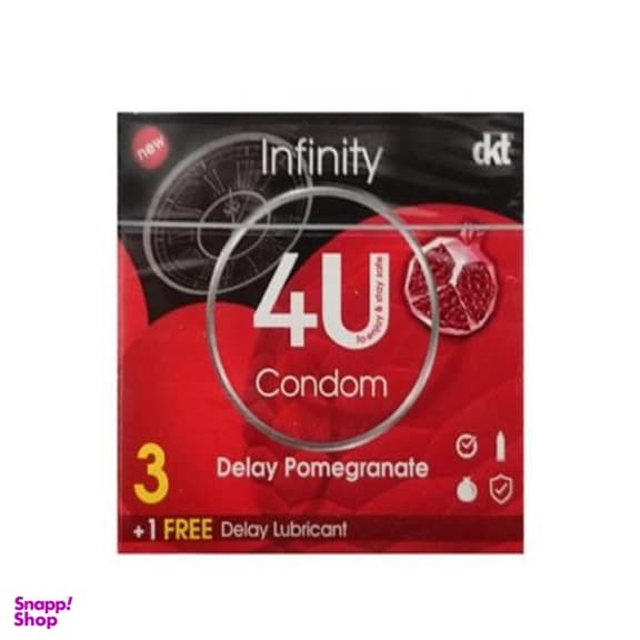 کاندوم فور یو (4U) مدل Infinity مجموعه 3 عددی
